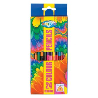   Centrum háromszög alakú színes ceruza, 12 db-os, kétvégű (24 színű)
