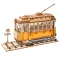 Rolife 3D fa puzzle - Klasszikus villamos