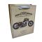 Ajándéktasak - közepes (bézs-barna alapon Rebel Riders, motorral)