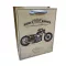 Ajándéktasak - közepes (bézs-barna alapon Rebel Riders, motorral)