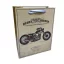 Ajándéktasak - közepes (bézs-barna alapon Rebel Riders, motorral)