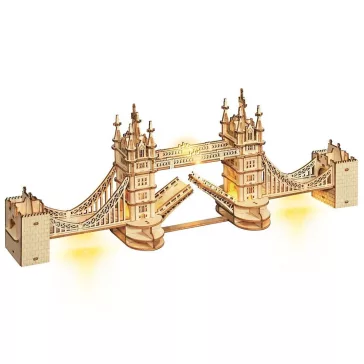 Rolife 3D fa puzzle – Világító Tower Bridge