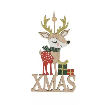   Karácsonyi dekorációs figura (jobbra néző rénszarvas XMAS felirattal)