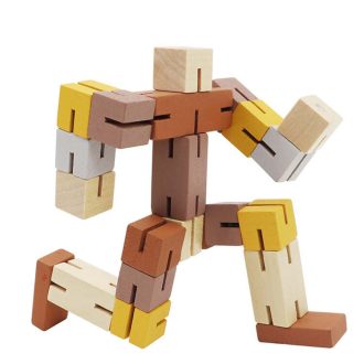 Flexibilis robot figura (sárga)