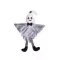 Halloween dekorációs figura (szellem, fehér poncsóban)