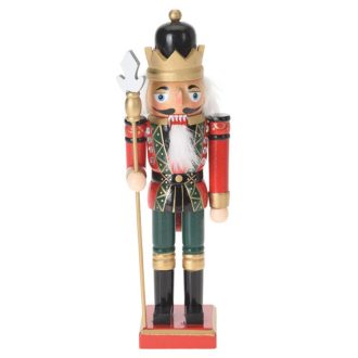 Diótörő (zöld nadrágban, koronás, 50 cm-es)