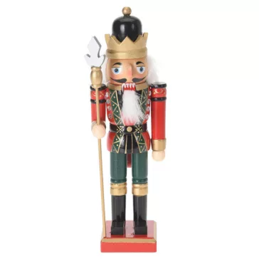 Diótörő (zöld nadrágban, koronás, 50 cm-es)