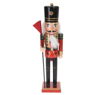 Diótörő (fekete nadrágban, zászlóval, 50 cm-es)