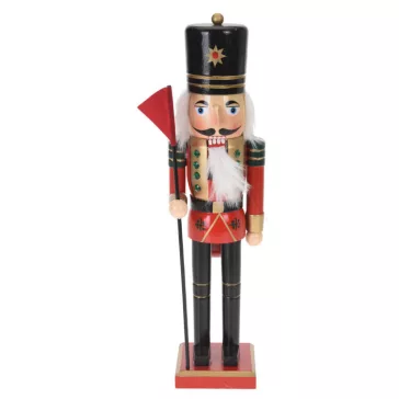 Diótörő (fekete nadrágban, zászlóval, 50 cm-es)