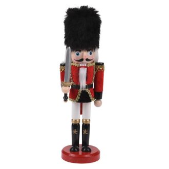 Diótörő (karddal, fehér nadrágban, 25 cm-es)