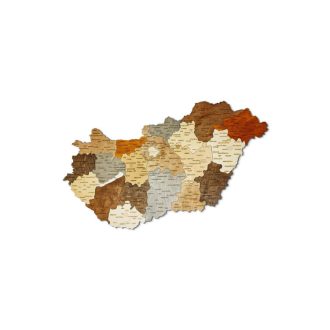 Fa Magyarország térkép kirakó (100x62 cm)