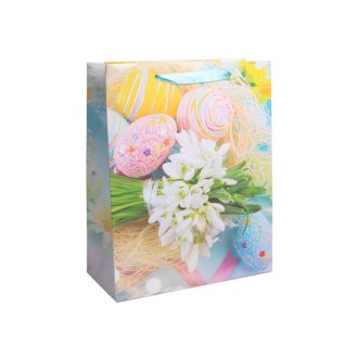 Ajándéktasak - közepes (hóvirág tojásokkal)