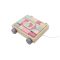 25 db-os építőkocka kiskocsiban - rózsaszín