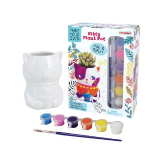 Festhető cicás váza