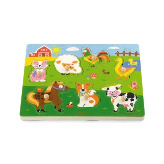 Fogantyús puzzle - farmos (hangot adó)