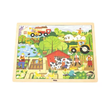 Fa puzzle, kirakó, társasjáték