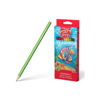 Színes ceruza ErichKrause 24db-os, hatszögletű