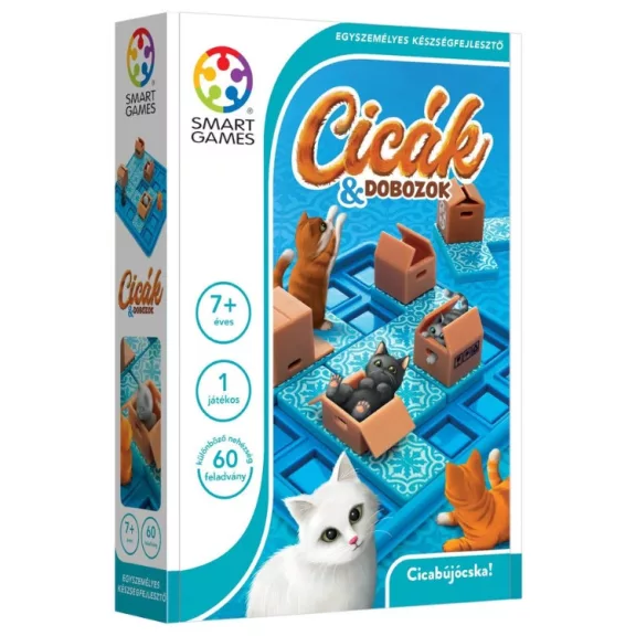 Smart Games - Cicák & Dobozok készségfejlesztő Smart Games - Cicák & Dobozok készségfejlesztő