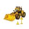 3D modell - tolólapos traktor, sárga