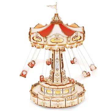 ROKR 3D fa puzzle – Zenélő körhinta