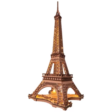 Rolife 3D fa puzzle – Éjszakai Eiffel-torony