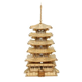 3D modell - 5 emeletes pagoda