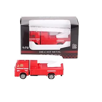 Tűzoltóautó - piros - létrás