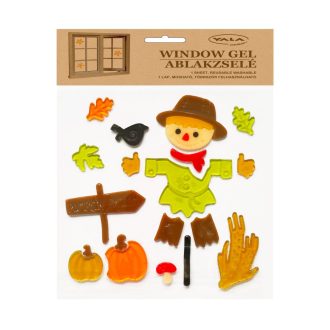 Zselés ablakdísz (madárijesztő)