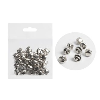 Dekorációs csengő (ezüst, 36 db)