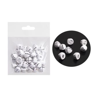 Dekorációs csengő (ezüst, 48 db)