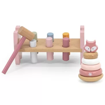 Dühöngő és montesszori torony (róka) készletben