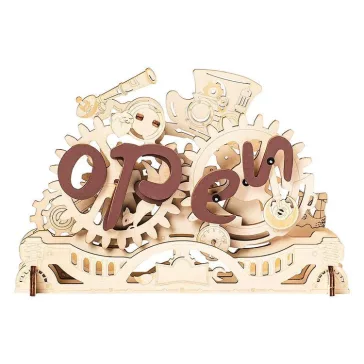 ROKR 3D fa puzzle – Mechanikus nyitva/zárva tábla