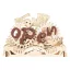 ROKR 3D fa puzzle – Mechanikus nyitva/zárva tábla