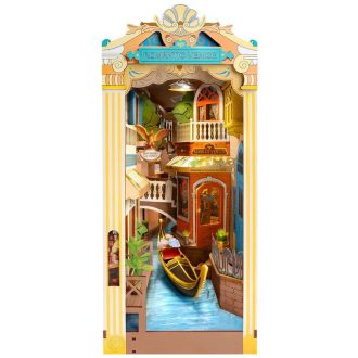 3D modell - könyvtámasz (romantikus Velence)