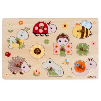 Eichhorn fogantyús puzzle - natúr háttérrel