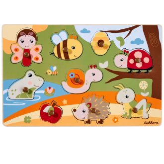 Eichhorn fogantyús puzzle - festett háttérrel