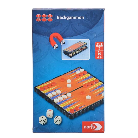 Noris Mágneses Utazójáték - Backgammon Noris Mágneses Utazójáték - Backgammon