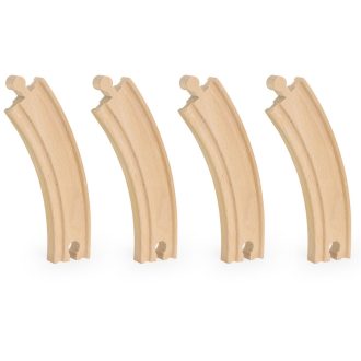 4 db-os görbe hosszú sín - Viga Toys