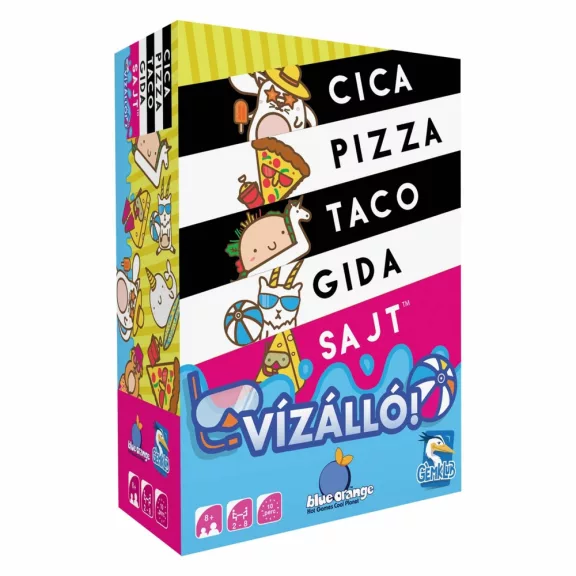 Cica, pizza, taco, gida, sajt - Vízálló! Cica, pizza, taco, gida, sajt - Vízálló!