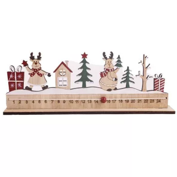 Adventi naptár - rénszarvasokkal