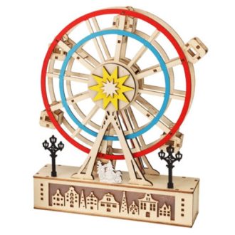 Asztaldísz világítással- óriáskerék (kék)