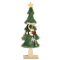 Asztaldísz - Plüss karácsonyfa (zöld)
