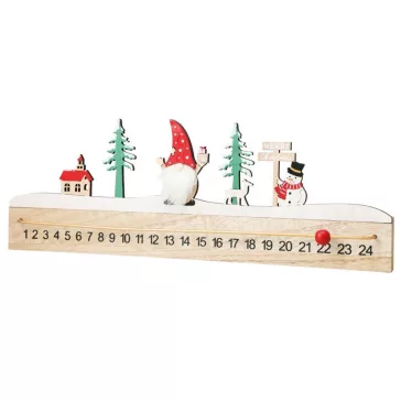 Adventi naptár - orrtörp hóemberrel