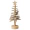 Asztaldísz filc fenyő golyós (világosszürke)