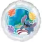 Disney Lilo és Stitch, A csillagkutya Surfer Alien fólia lufi 45 cm