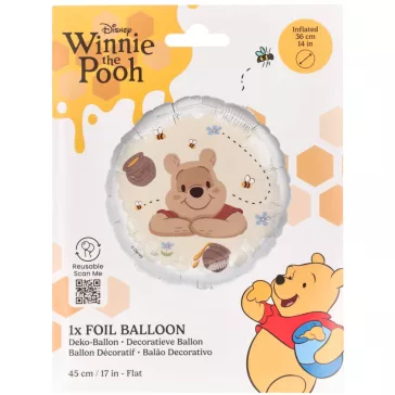 Disney Micimackó Hunny Bee fólia lufi 45 cm