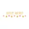 Baby Girl Hello World felirat 176,8 cm 2 db-os