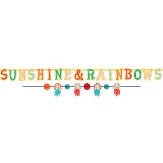 Retro Rainbow felirat 176 cm