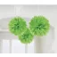 Zöld Kiwi Green függő pom pom dekoráció 3 db-os
