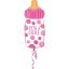 Baby Girl Pink fólia lufi 58 cm
